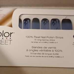 Blue Flame Nail Polish Strips